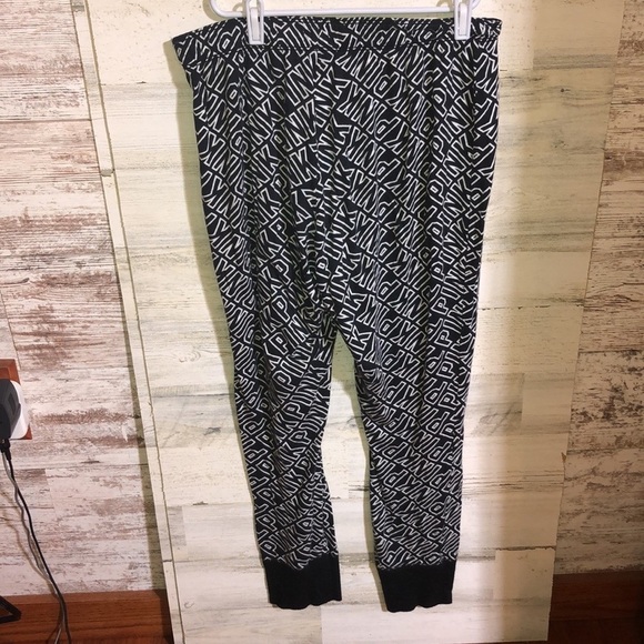 Pink Victoria’s Secret logo bundle long sleeve shirt and sweatpants lounge pants - Picture 12 of 12